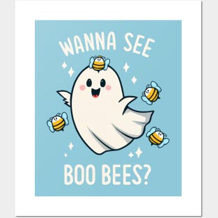 Halloween funny boo bees Posters and Art